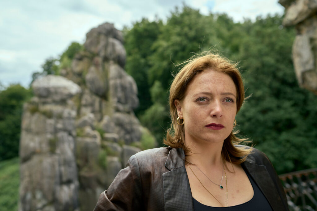 Hanna Plaß im Interview mit Andrea Zschocher